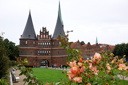 Das Holstentor. Hansestadt Lübeck