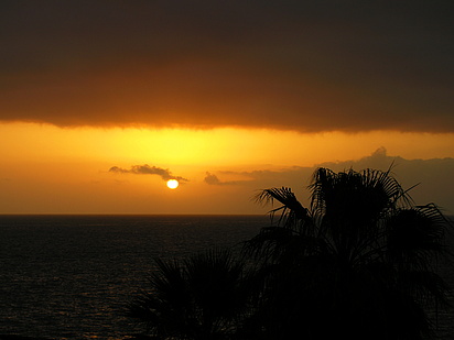 Sonnenuntergang auf La Palma