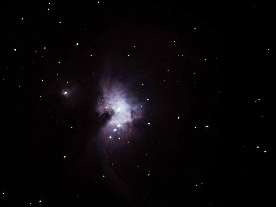 Der Orion-Nebel (M42; nachbearbeitete Einzelaufnahme)