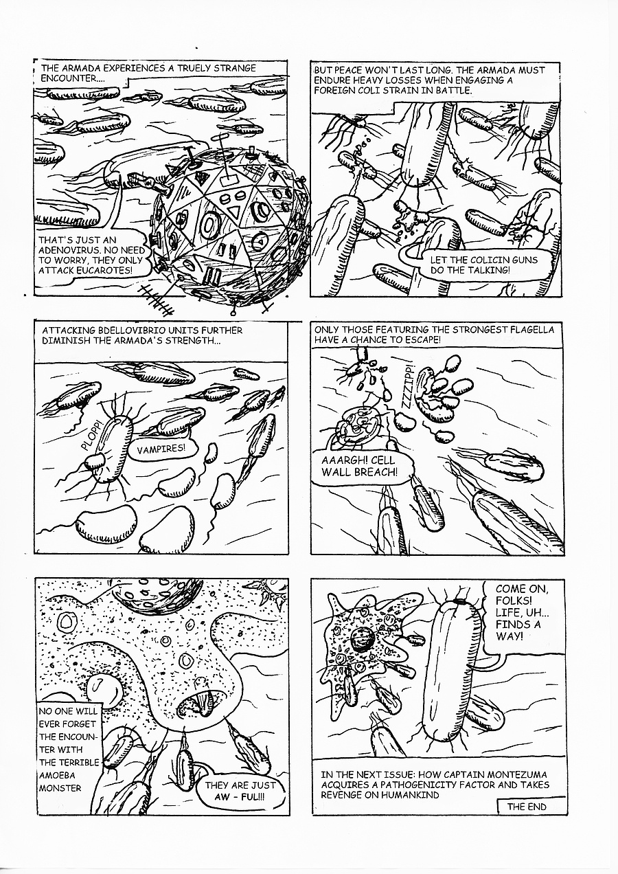 Comic: Space Coli, page 1