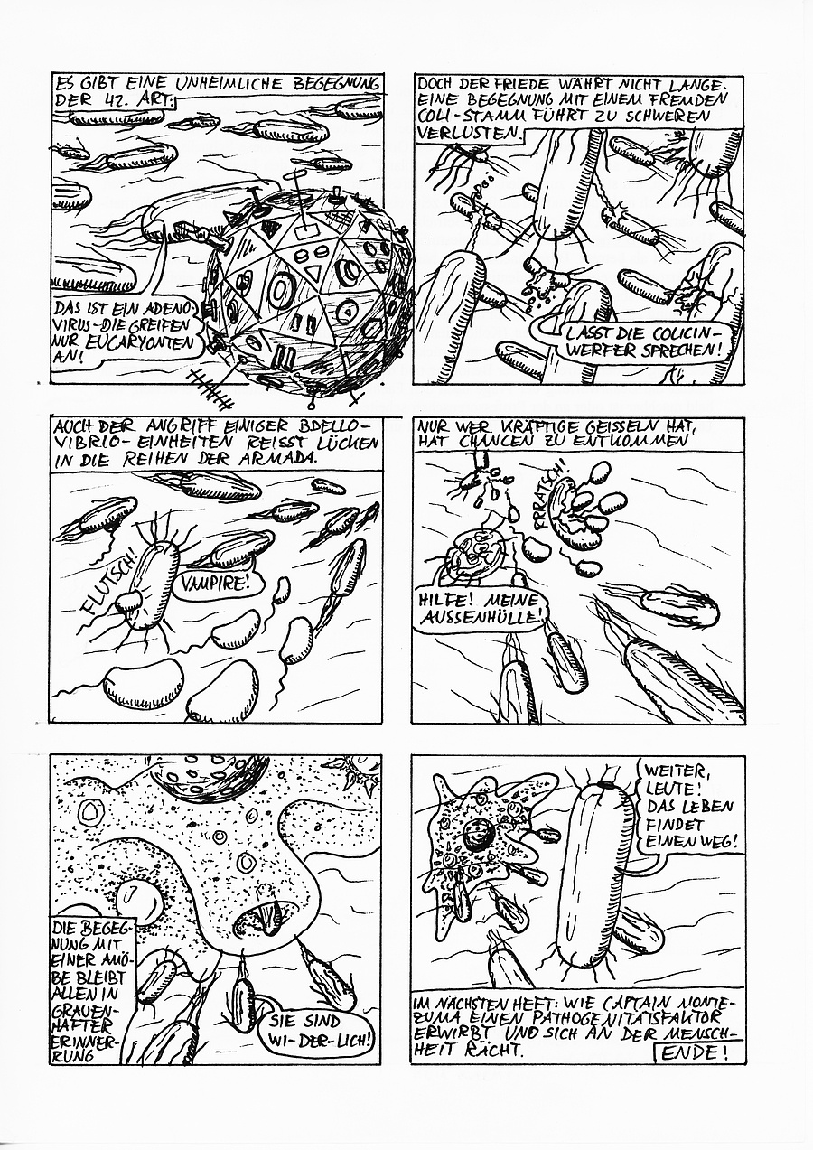Comic: Space Coli, Seite 1