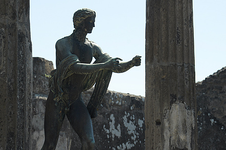 Statue des Apollo. Pompeji
